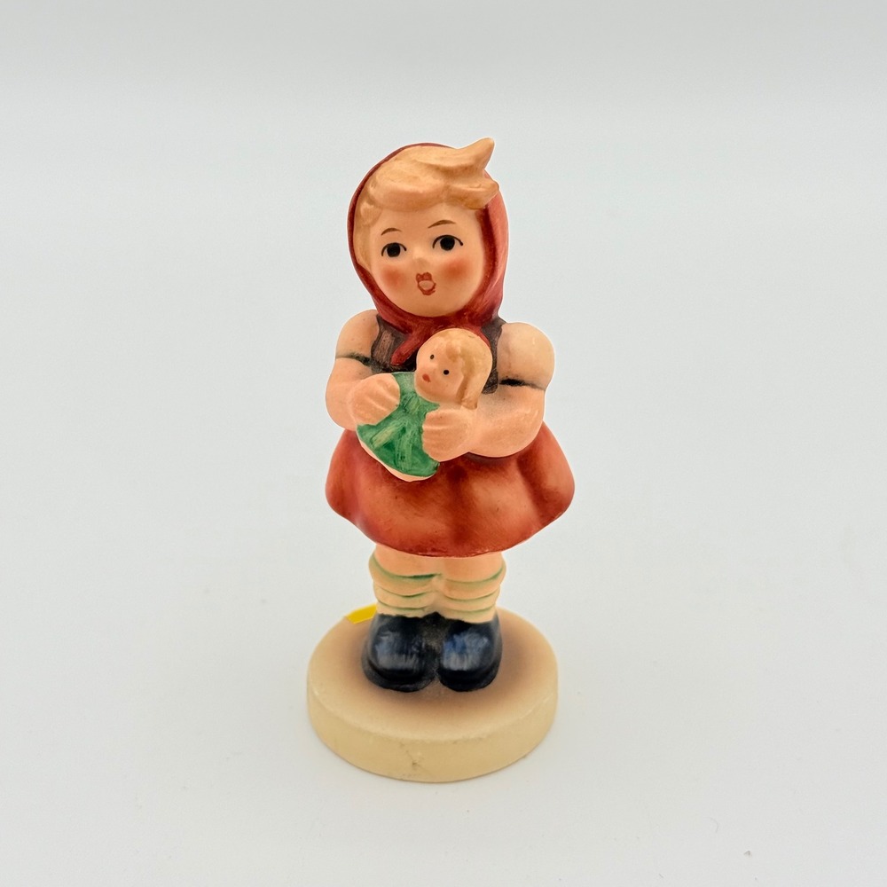 Vintage Goebel Hummel Style Girl with‎ Doll Figurine – W. Germany